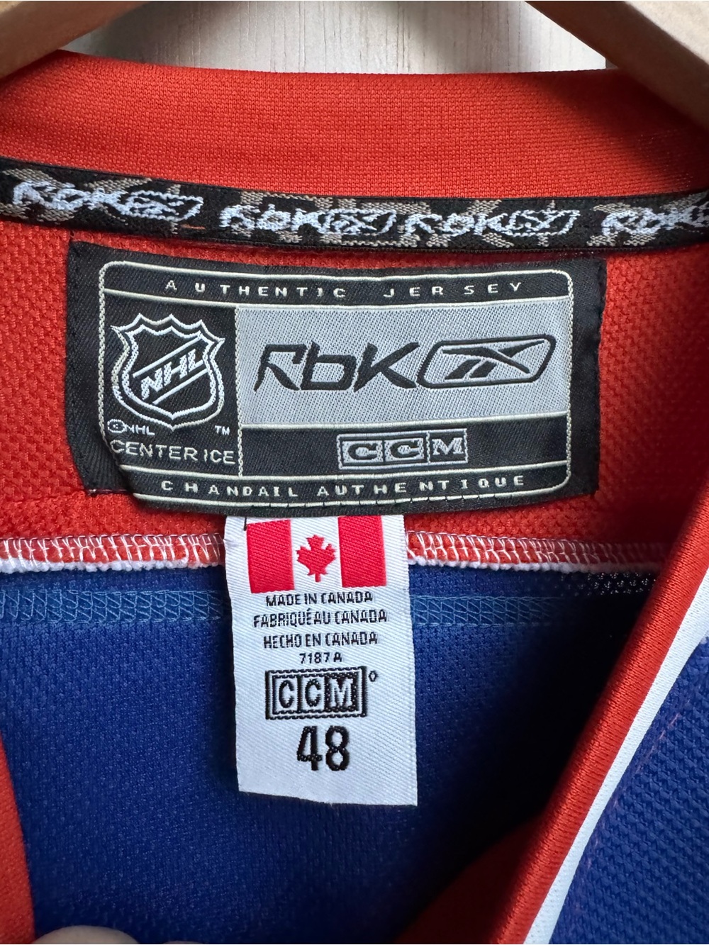 Reebok Edmonton Oilers Connor McDavid #97 NHL Hockey Jersey – Made in Canada – C - Picture 6 of 8